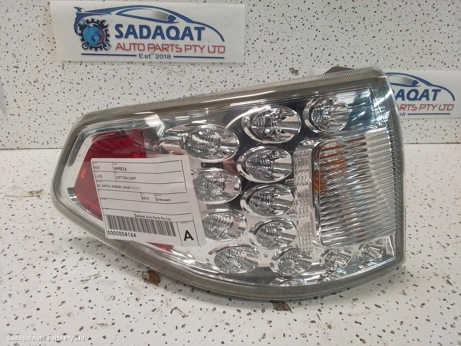 Subaru Impreza Left Taillight