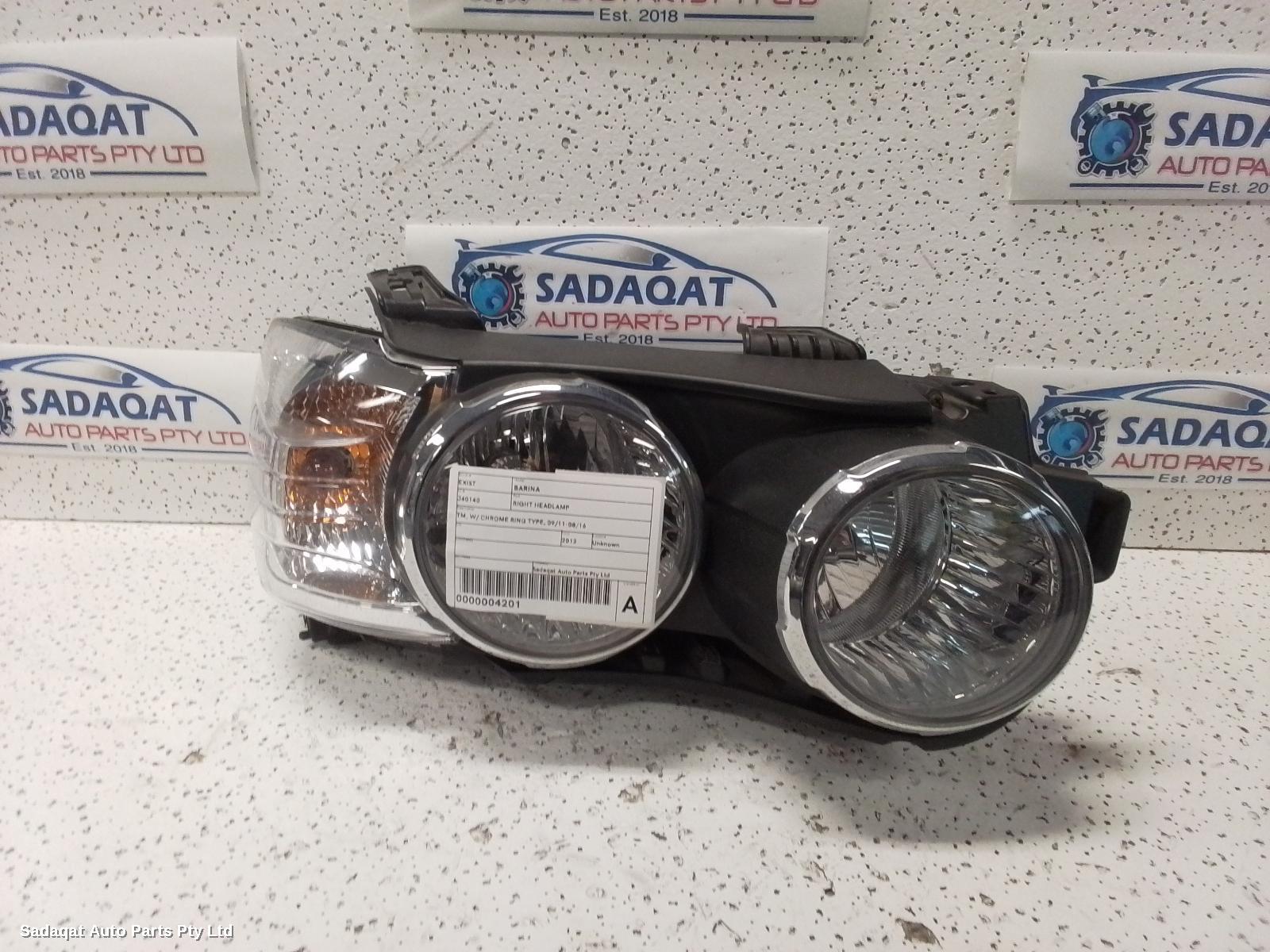 Holden Barina Right Headlamp