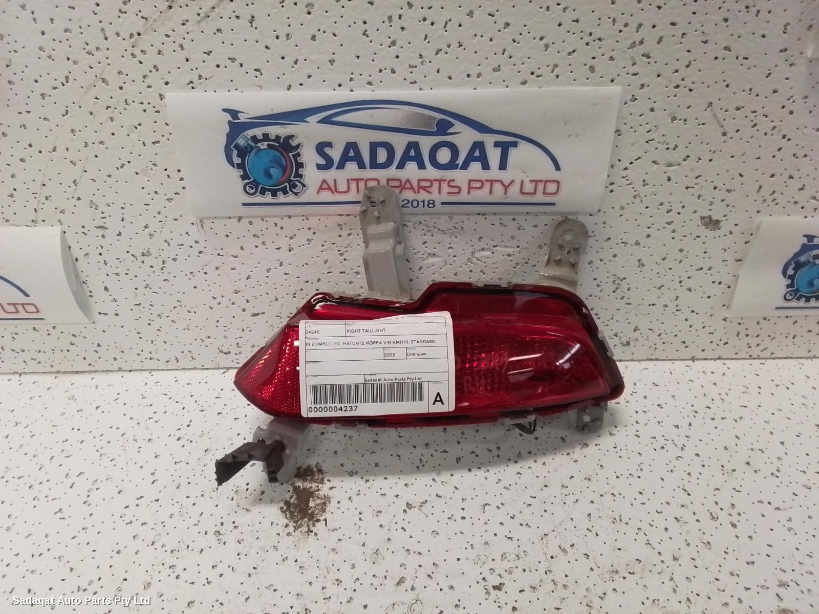 Hyundai I30 Right Taillight