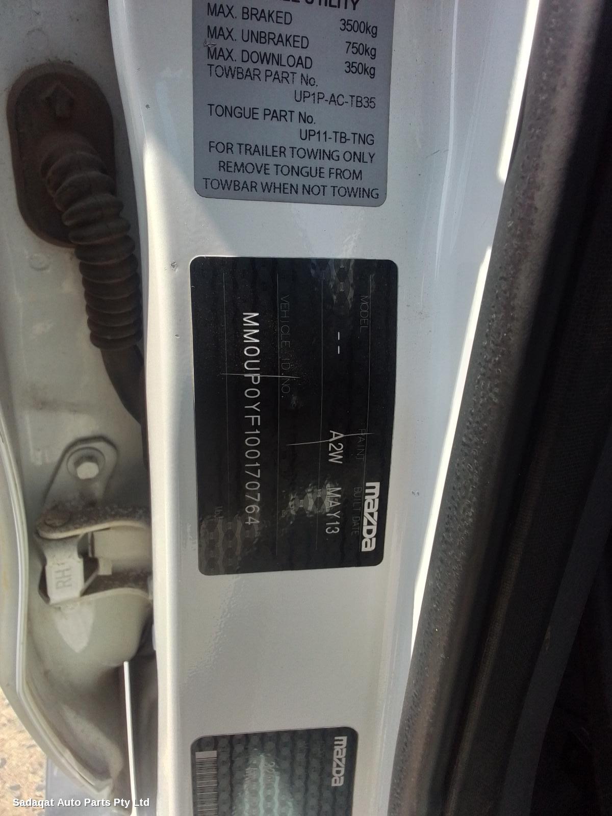 Mazda Bt50 Right Guard