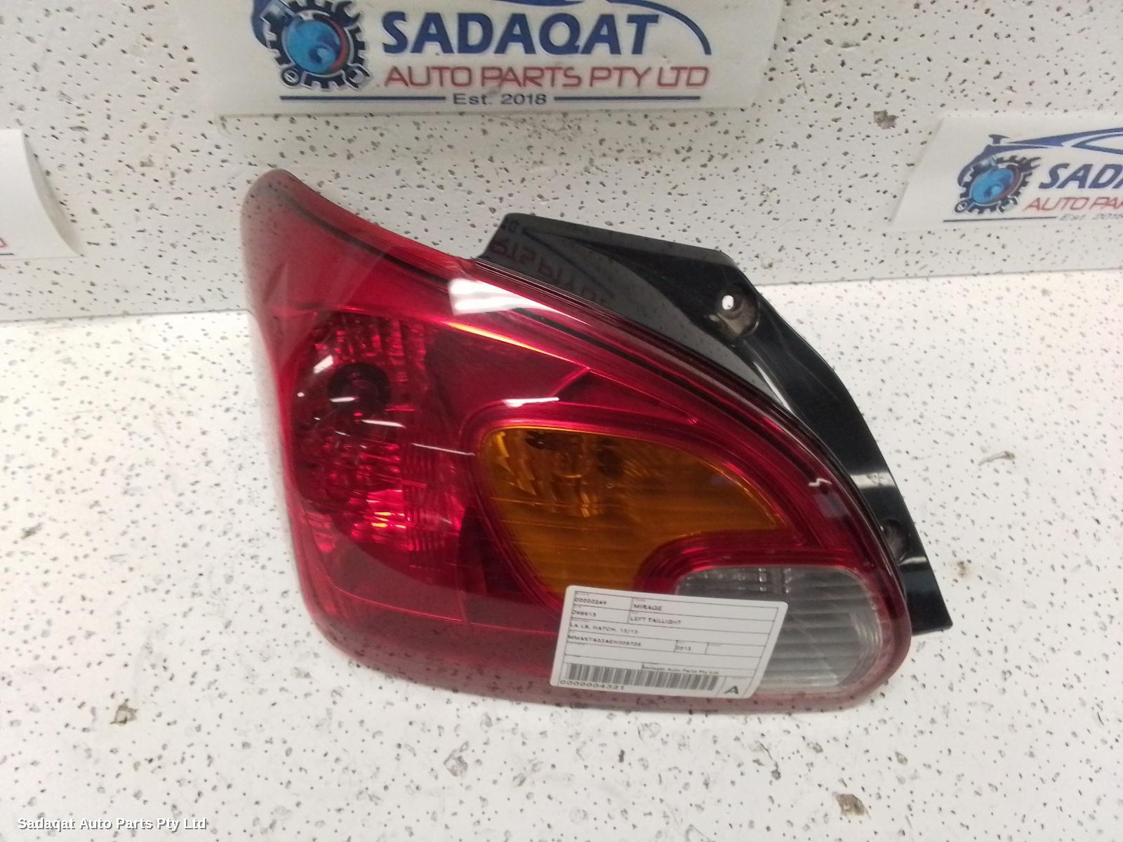 Mitsubishi Mirage Left Taillight