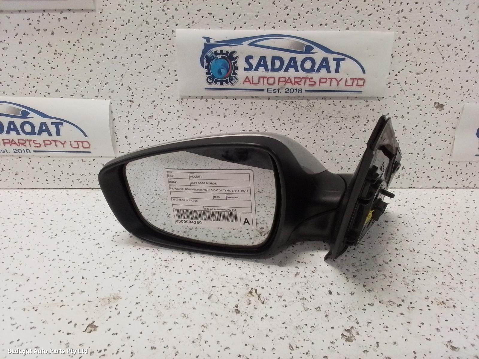 Hyundai Accent Left Door Mirror