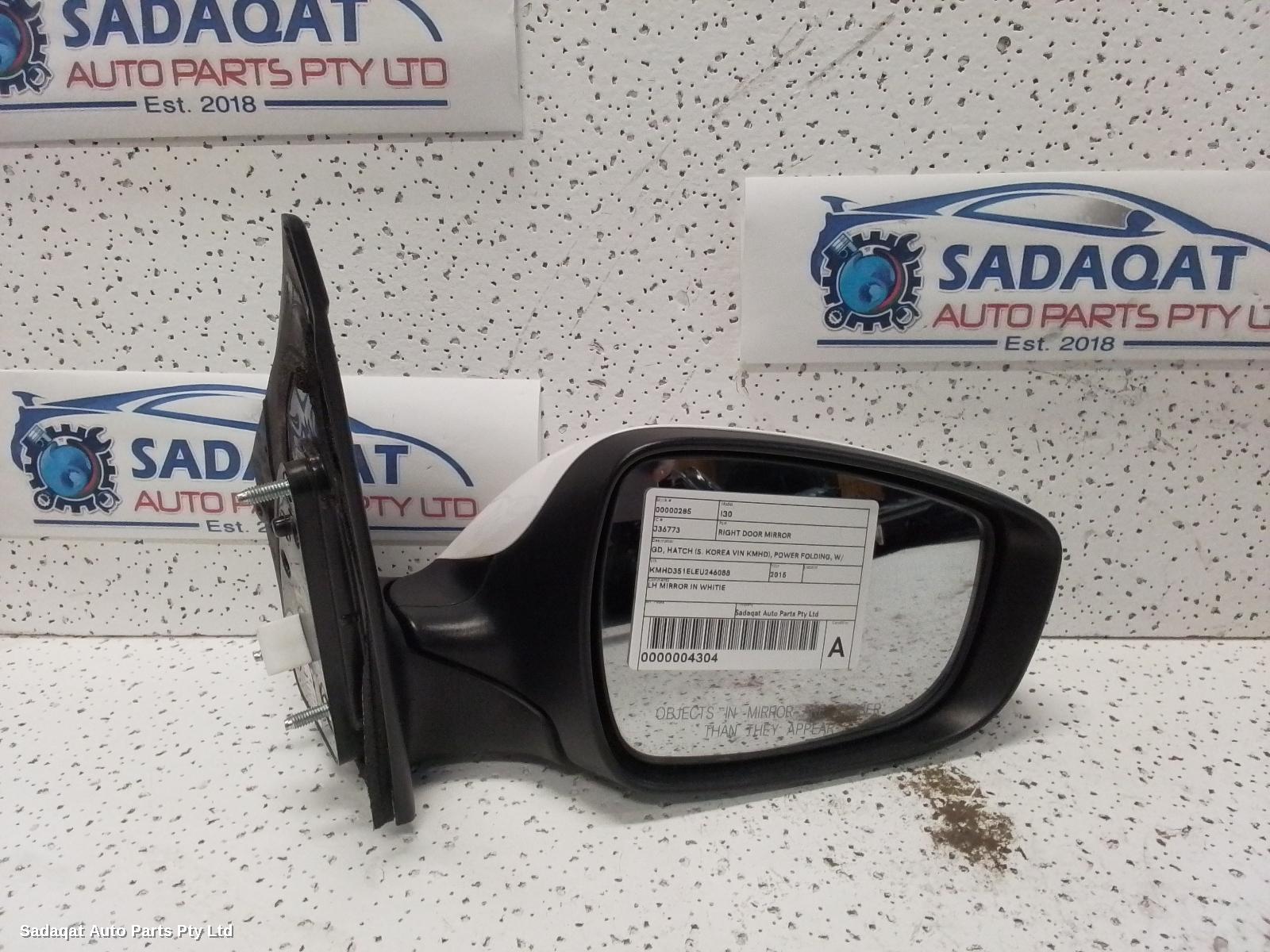 Hyundai I30 Right Door Mirror