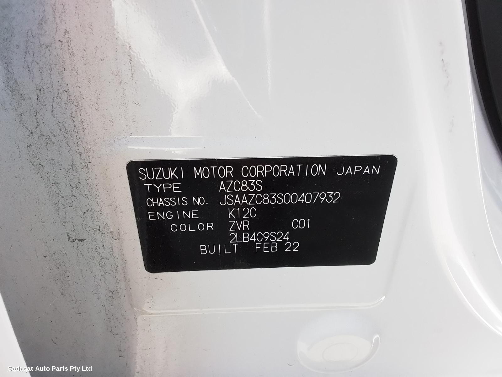 Suzuki Swift Right Front Door