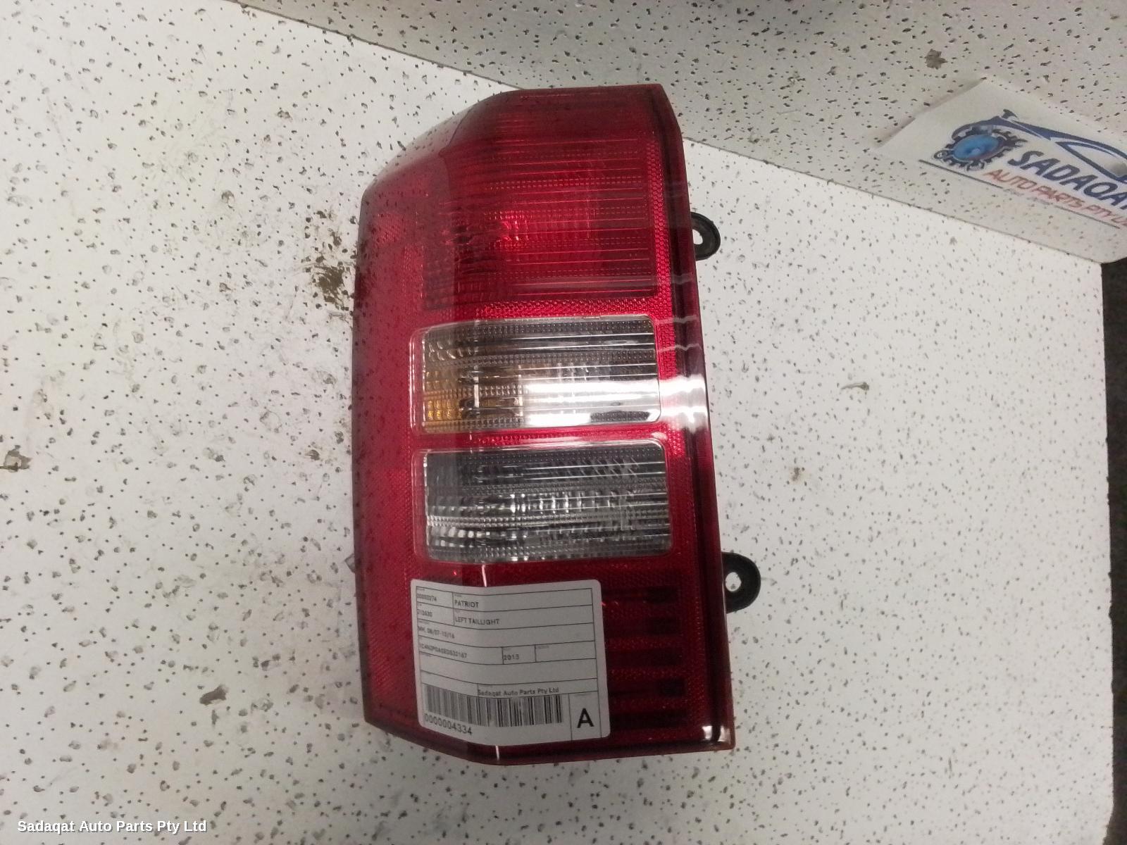 Jeep Patriot Left Taillight