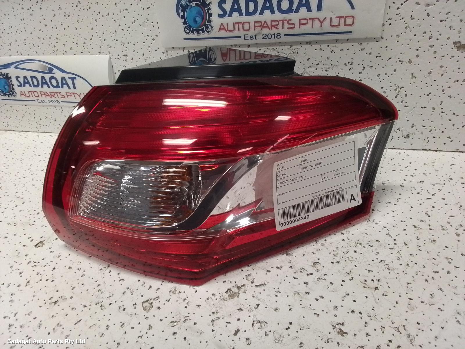 Peugeot 4008 Right Taillight