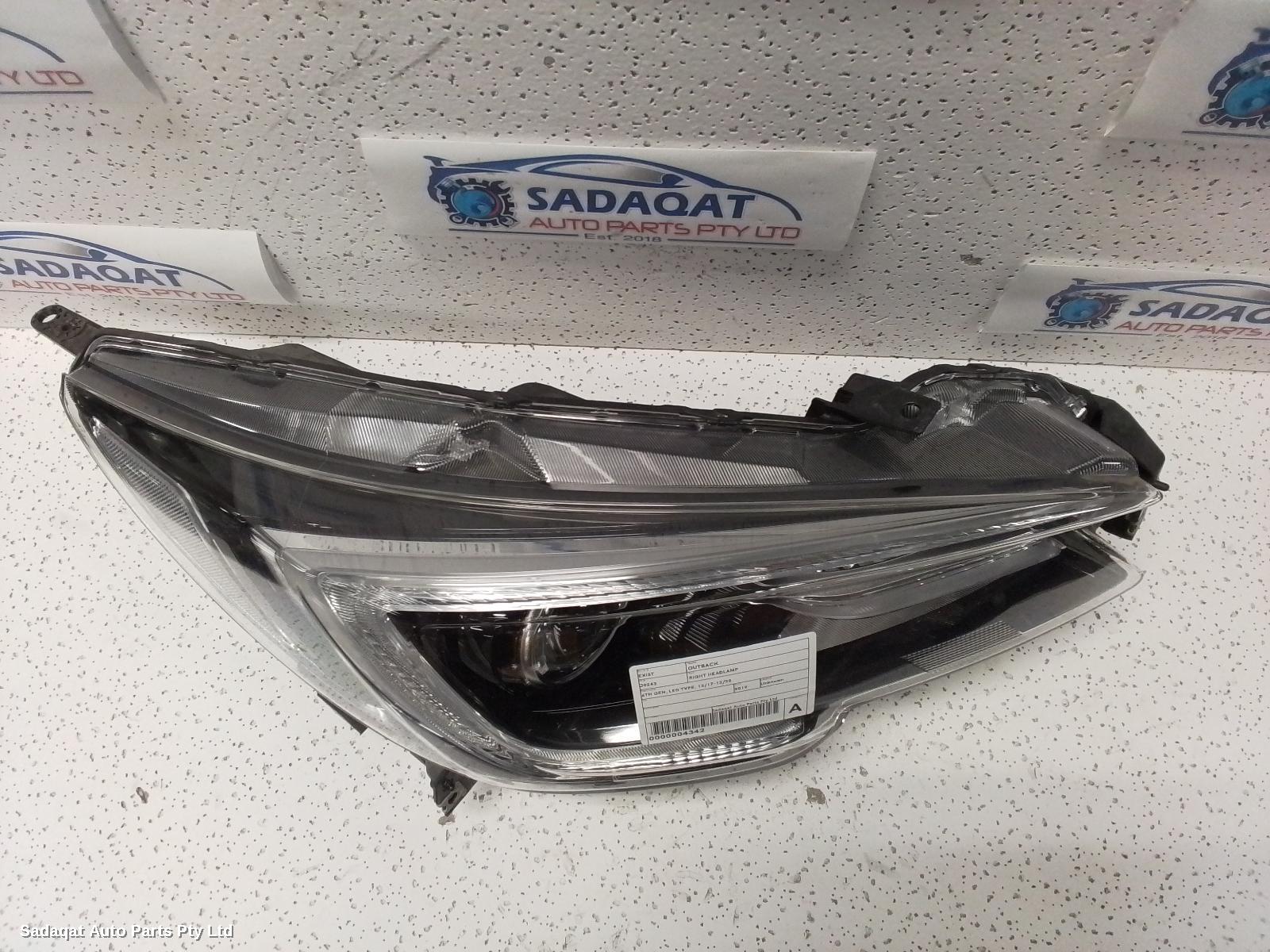 Subaru Outback Right Headlamp