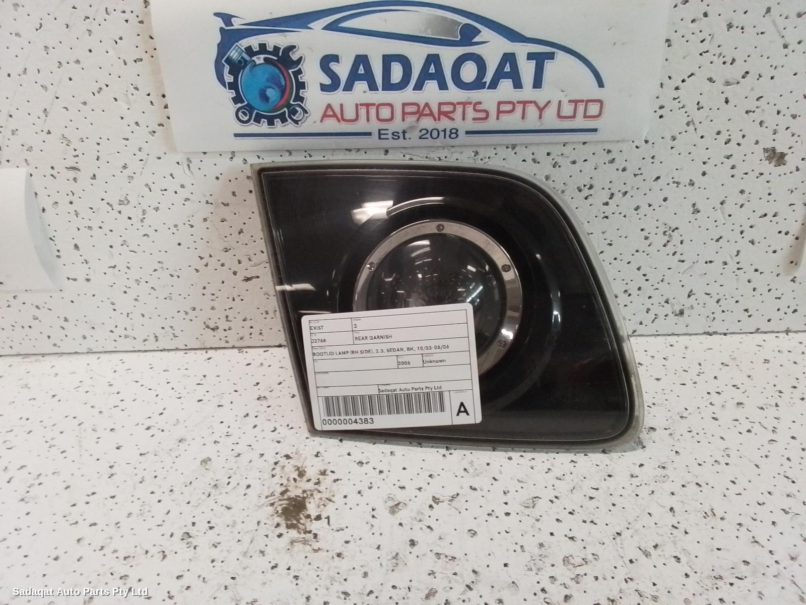 Mazda 3 Rear Garnish