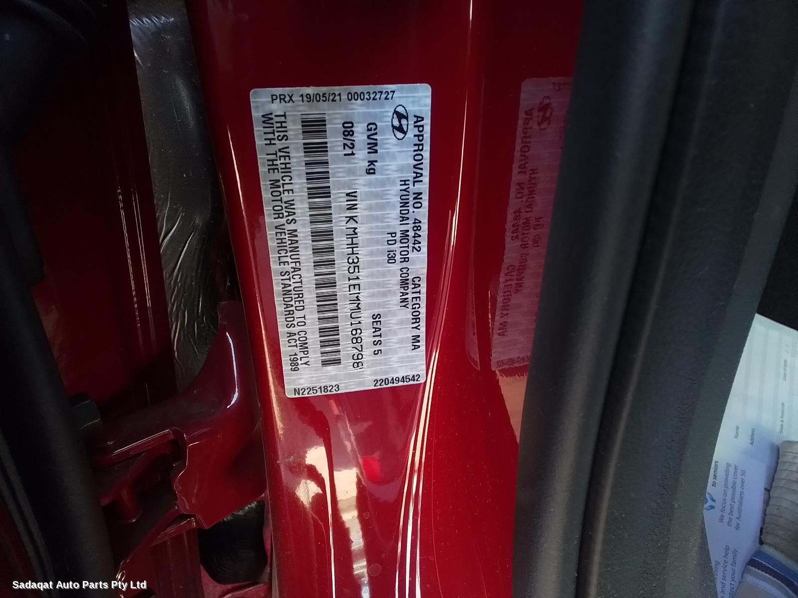 Hyundai I30 Right Door Mirror