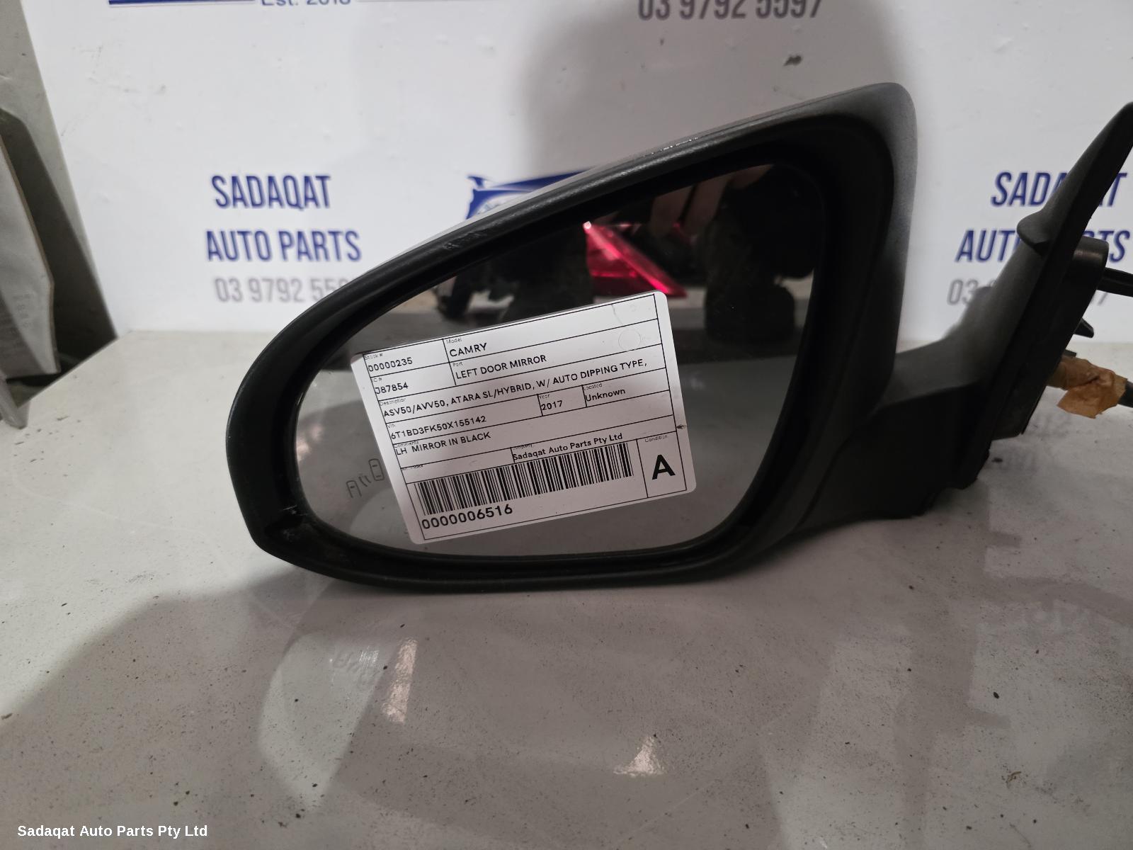Toyota Camry Left Door Mirror