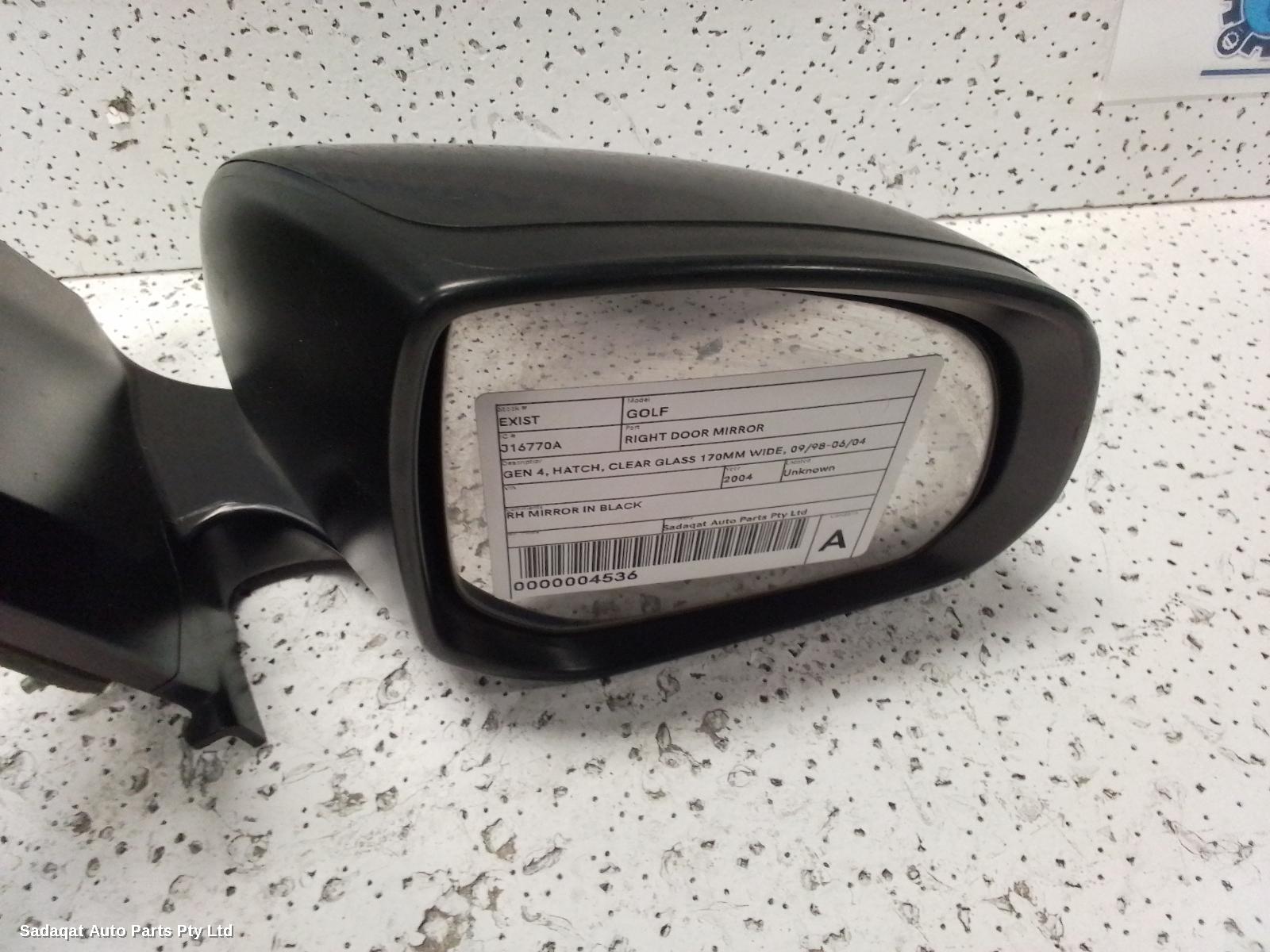 Volkswagen Golf Right Door Mirror