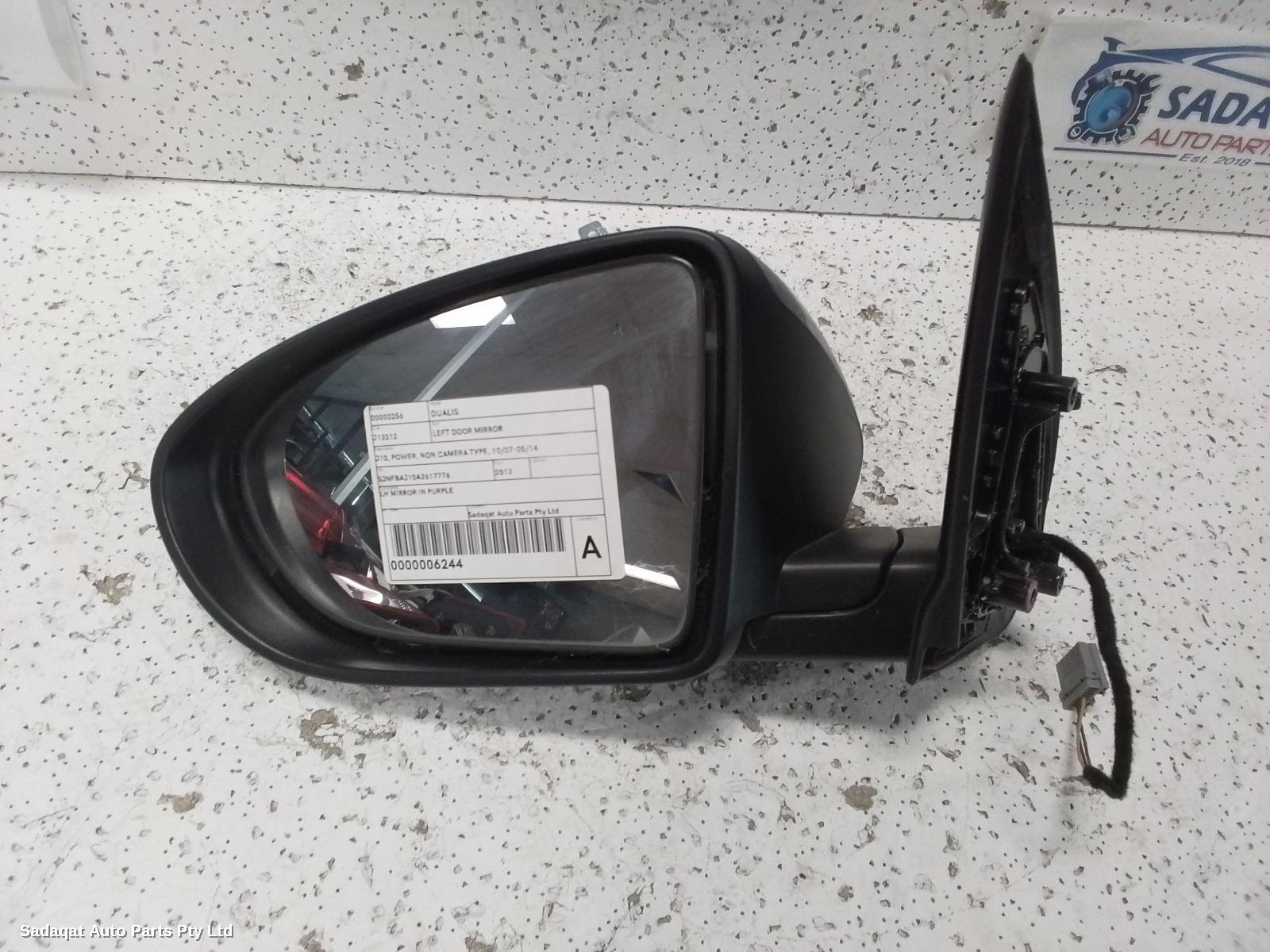 Nissan Dualis Left Door Mirror