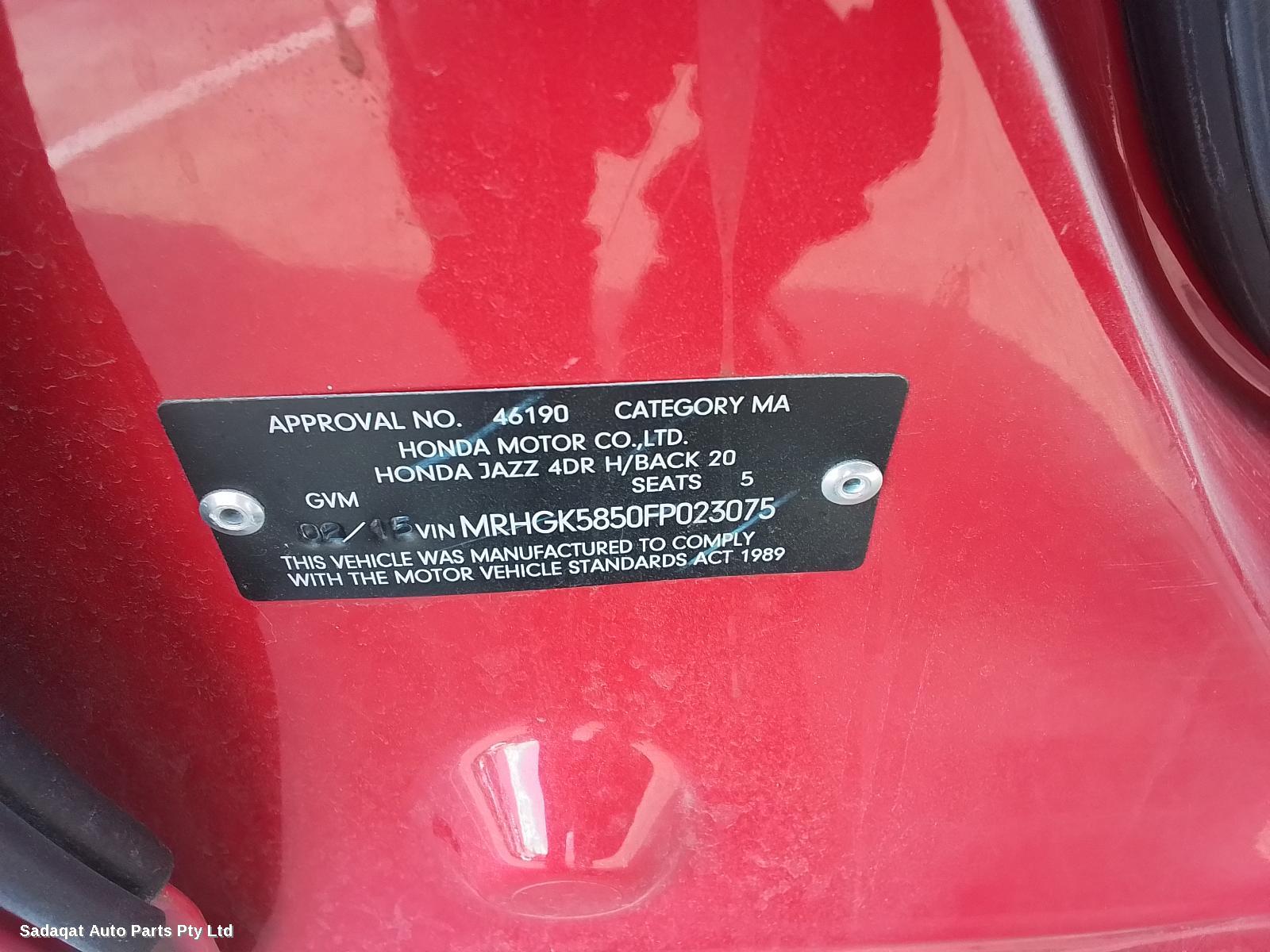 Honda Jazz Front Bumper