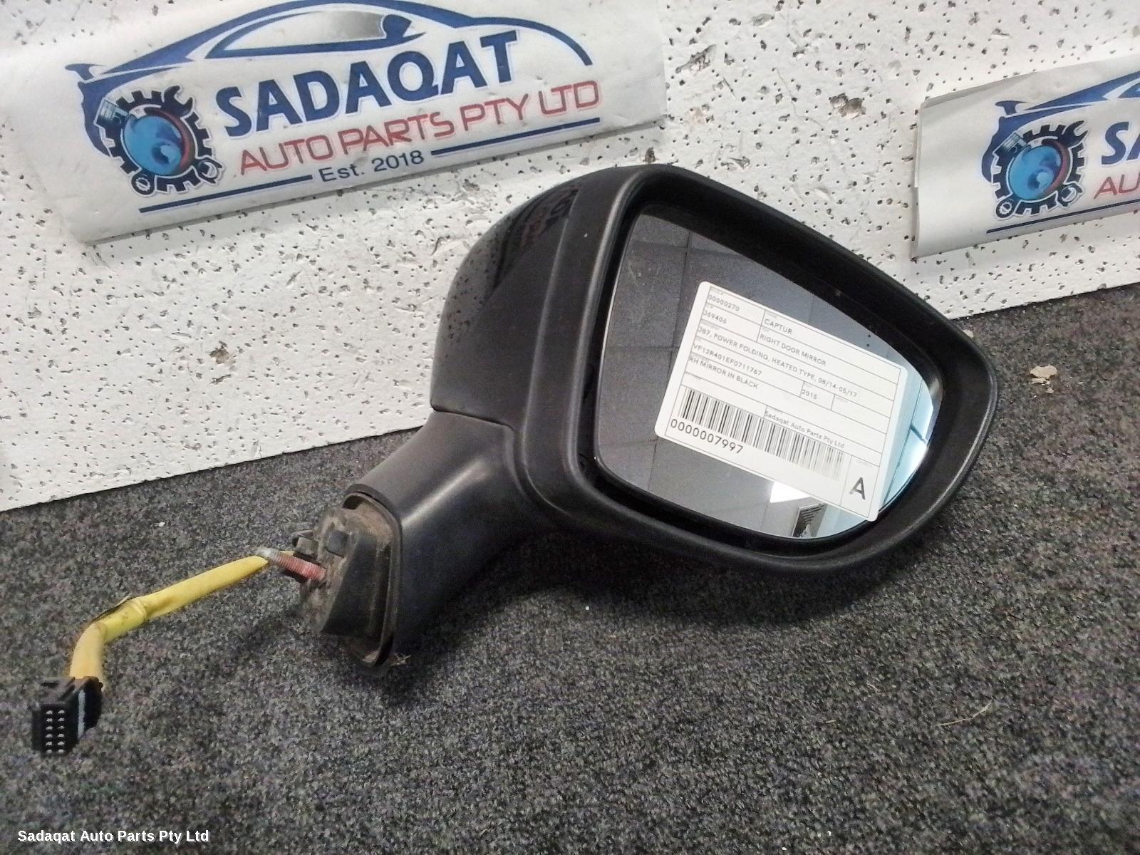 Renault Captur Right Door Mirror