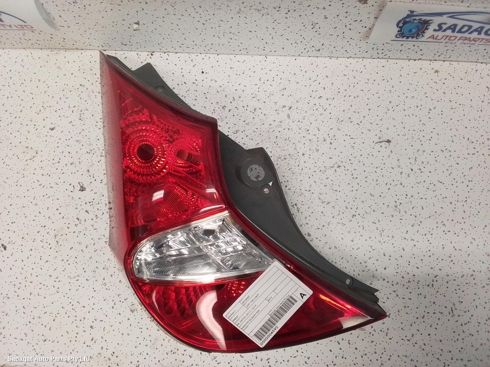 Hyundai Accent Left Taillight