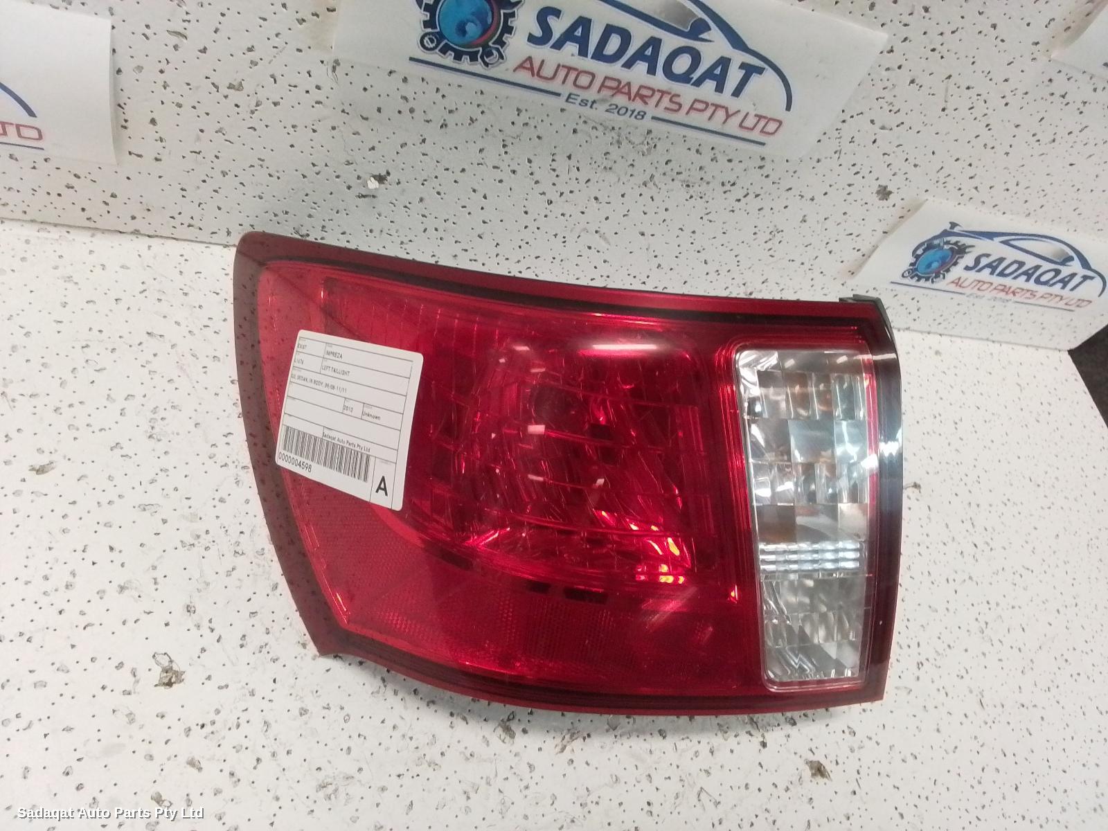 Subaru Impreza Left Taillight