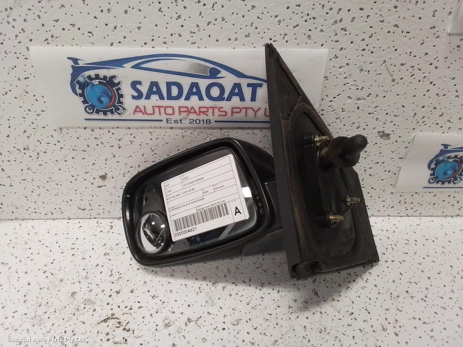 Toyota Echo Left Door Mirror