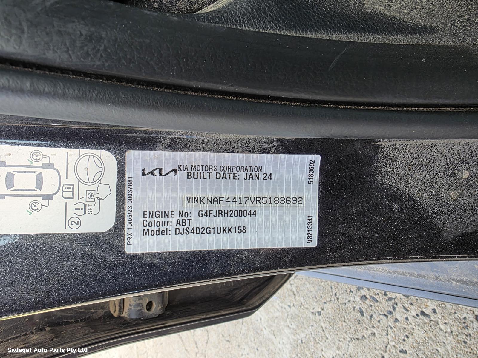 Kia Cerato Left Front Door Window