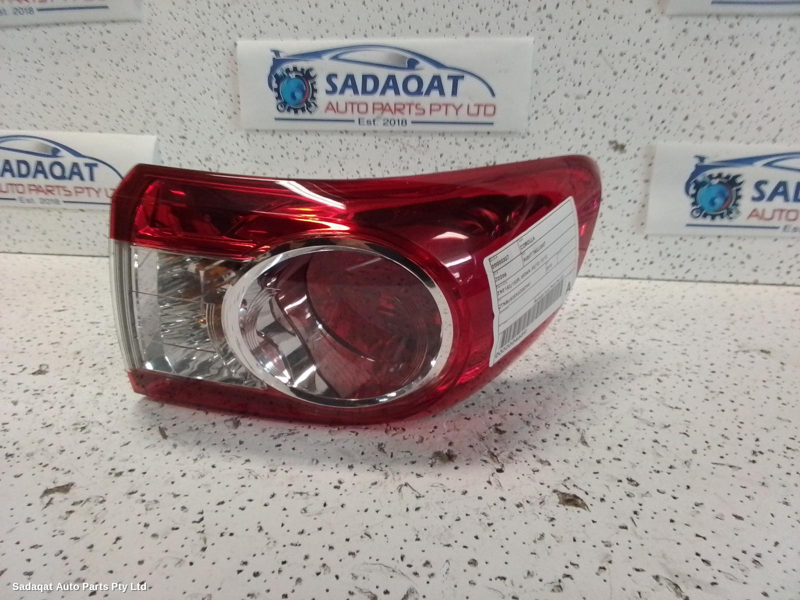 Toyota Corolla Right Taillight