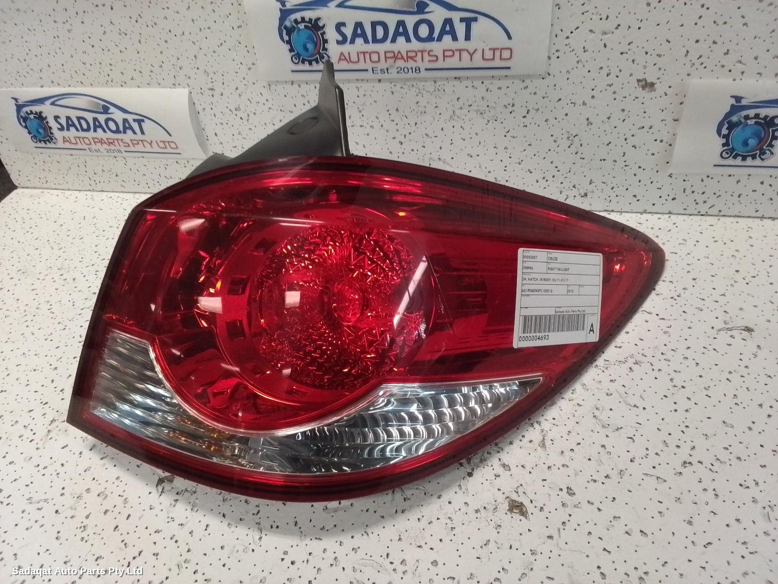 Holden Cruze Right Taillight