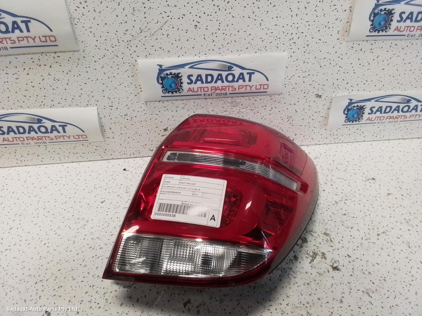 Holden Captiva Right Taillight