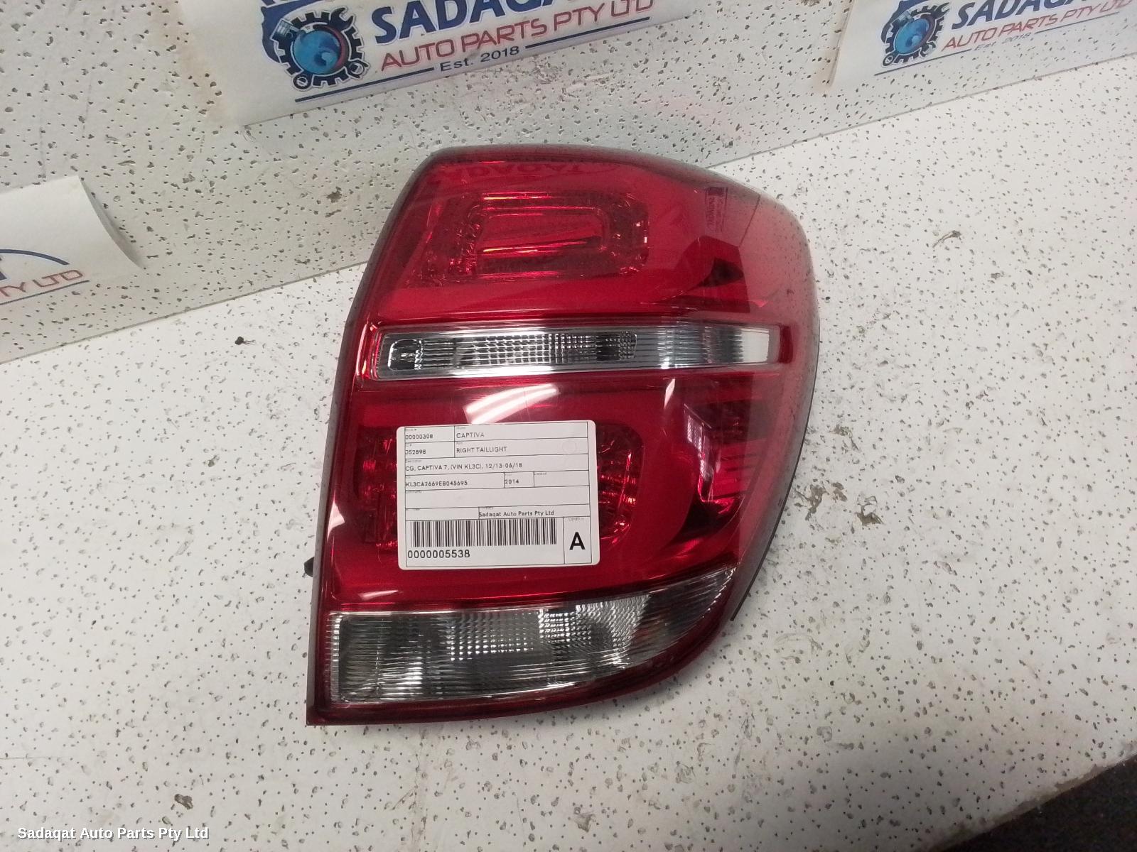 Holden Captiva Right Taillight