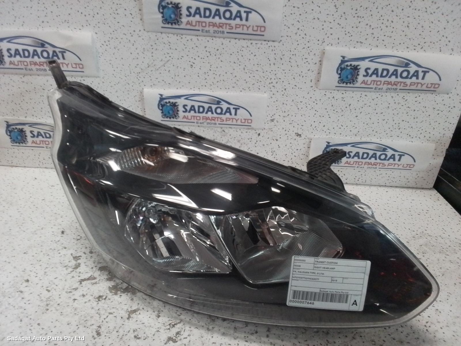 Ford Transit Custom Right Headlamp