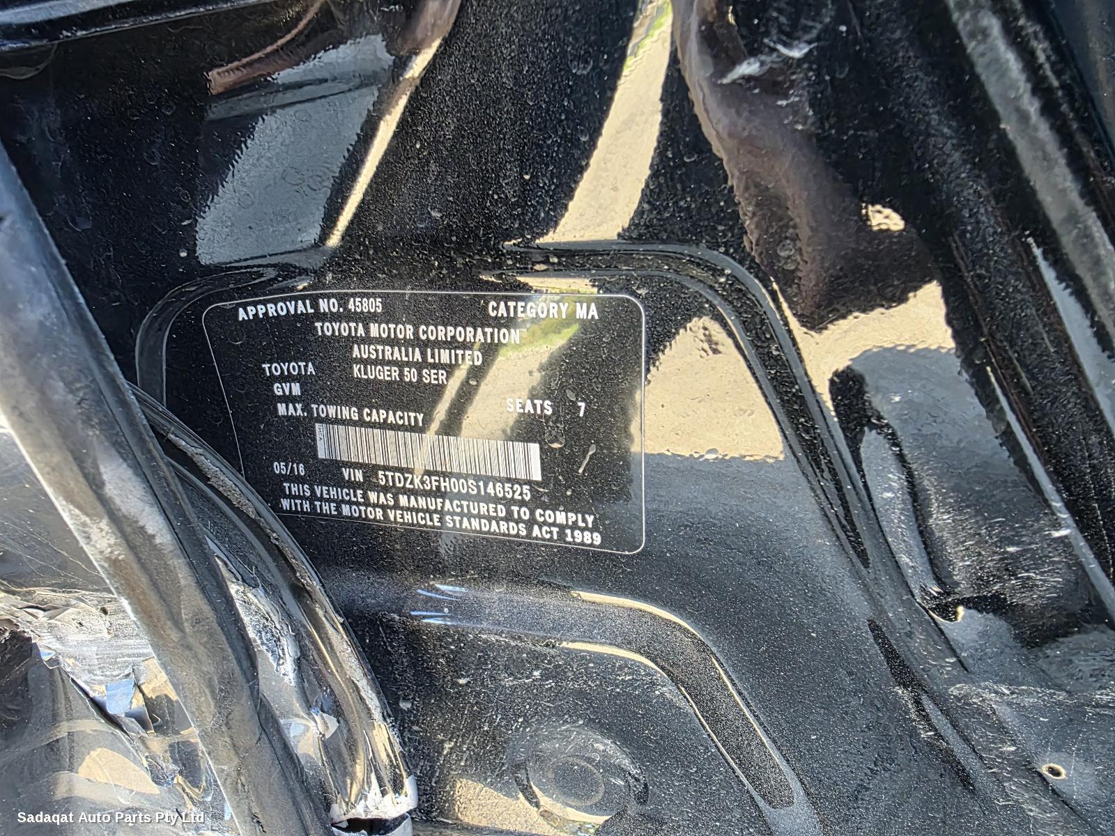 Toyota Kluger Left Door Mirror