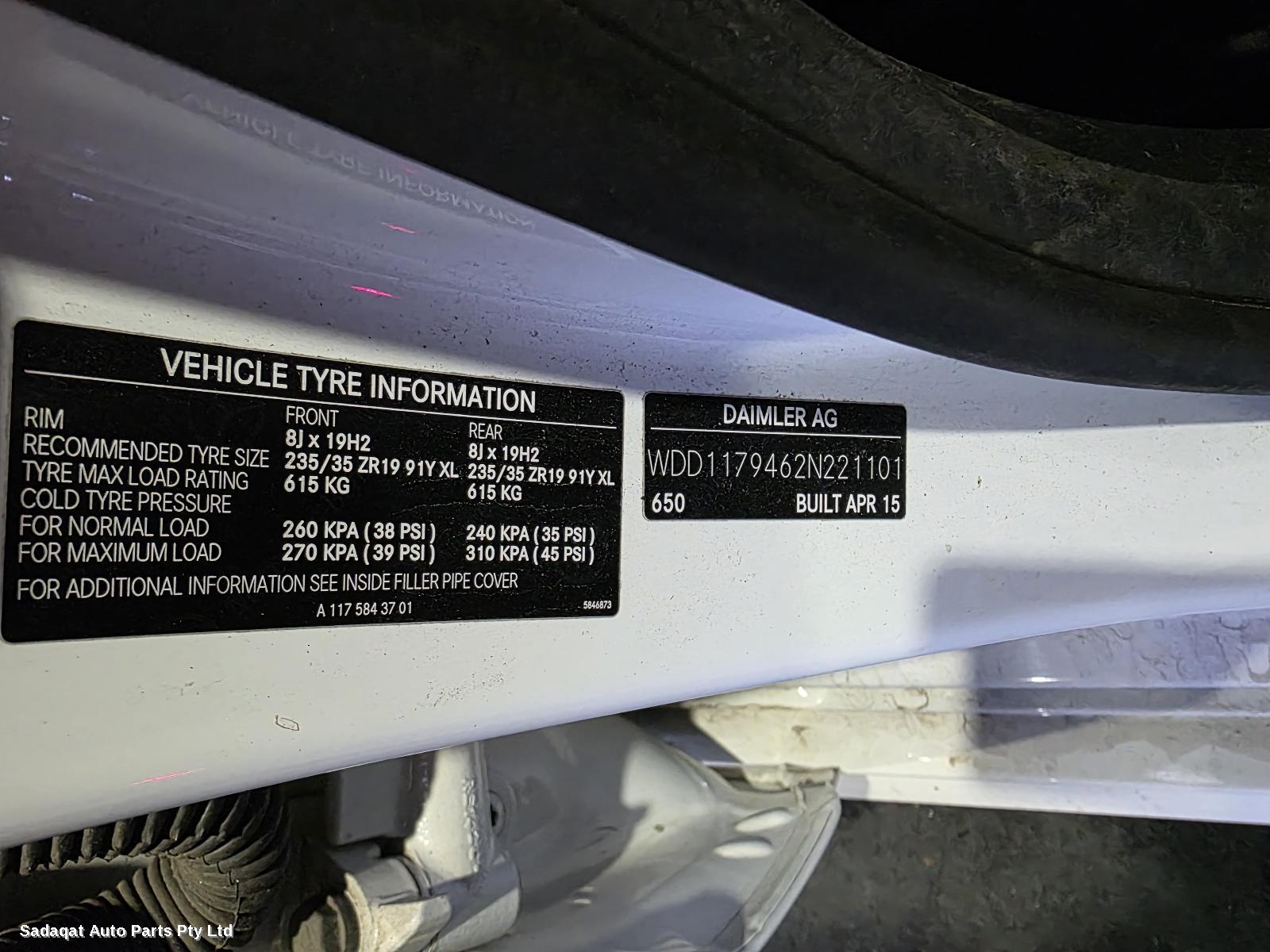 Mercedes Cla Class Console