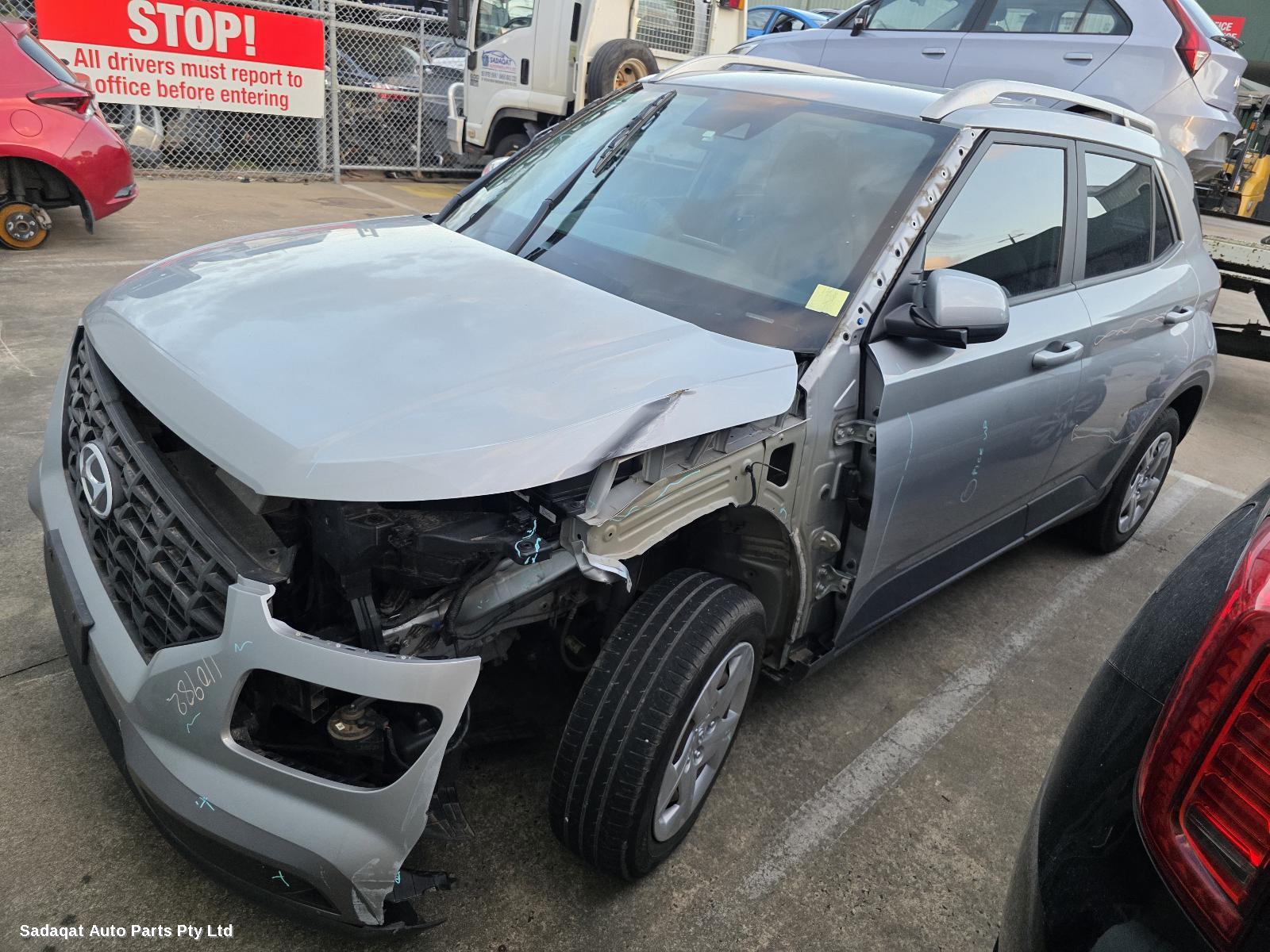 Hyundai Venue Right Front Door Window