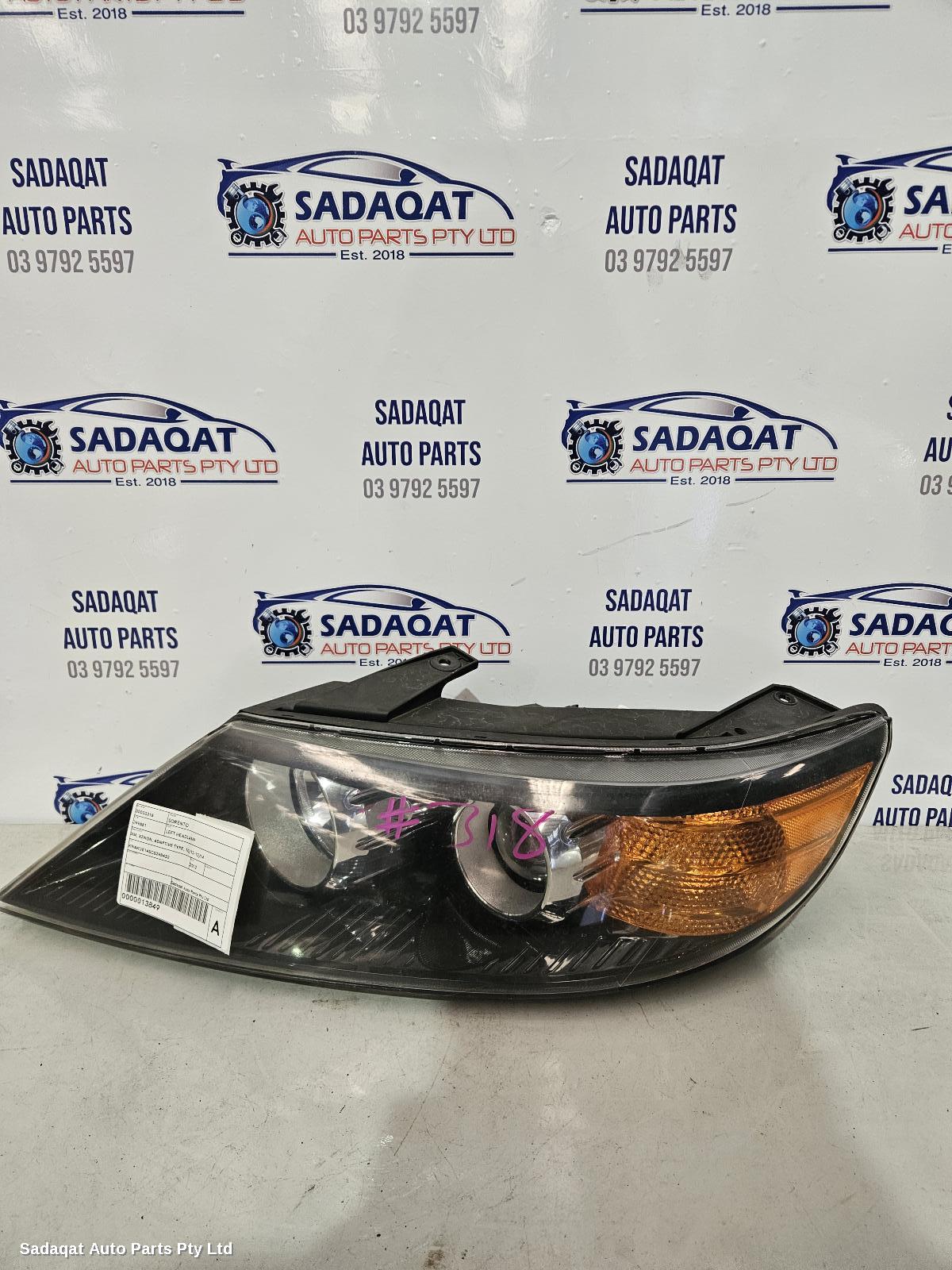 Kia Sorento Left Headlamp