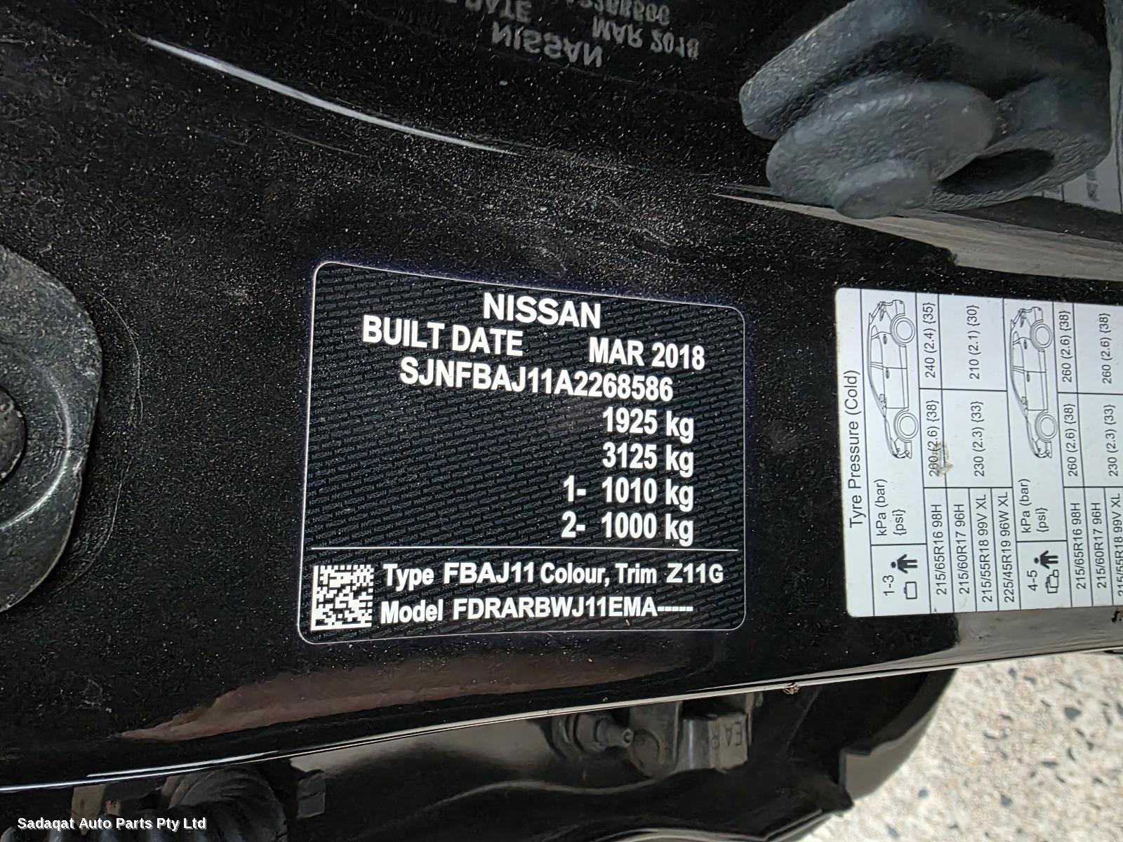 Nissan Qashqai F/bar Reinforc/brack