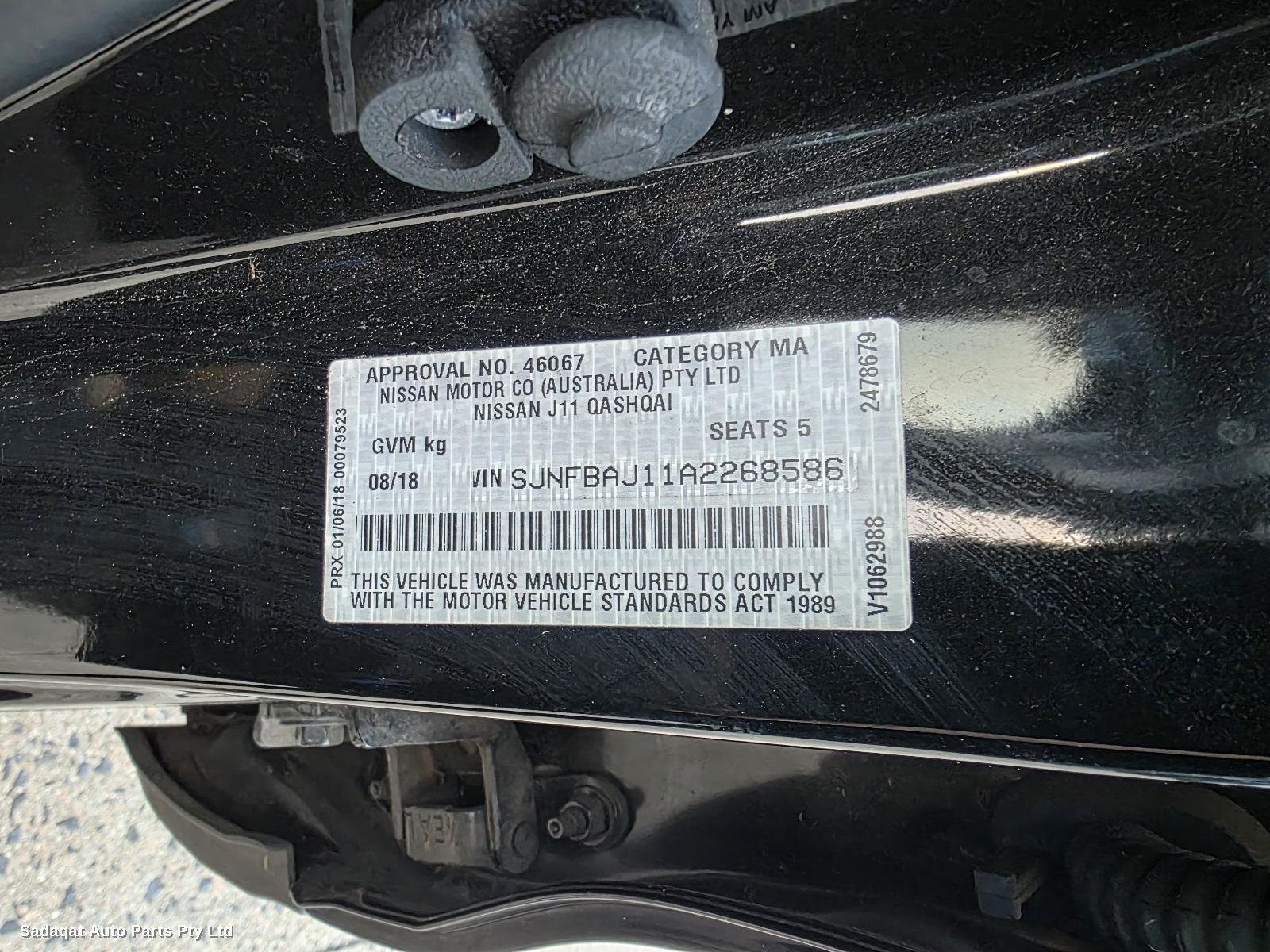 Nissan Qashqai F/bar Reinforc/brack