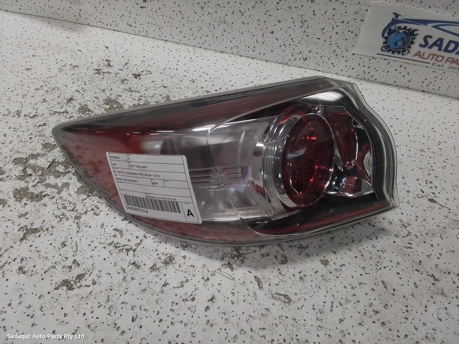 Mazda 3 Left Taillight