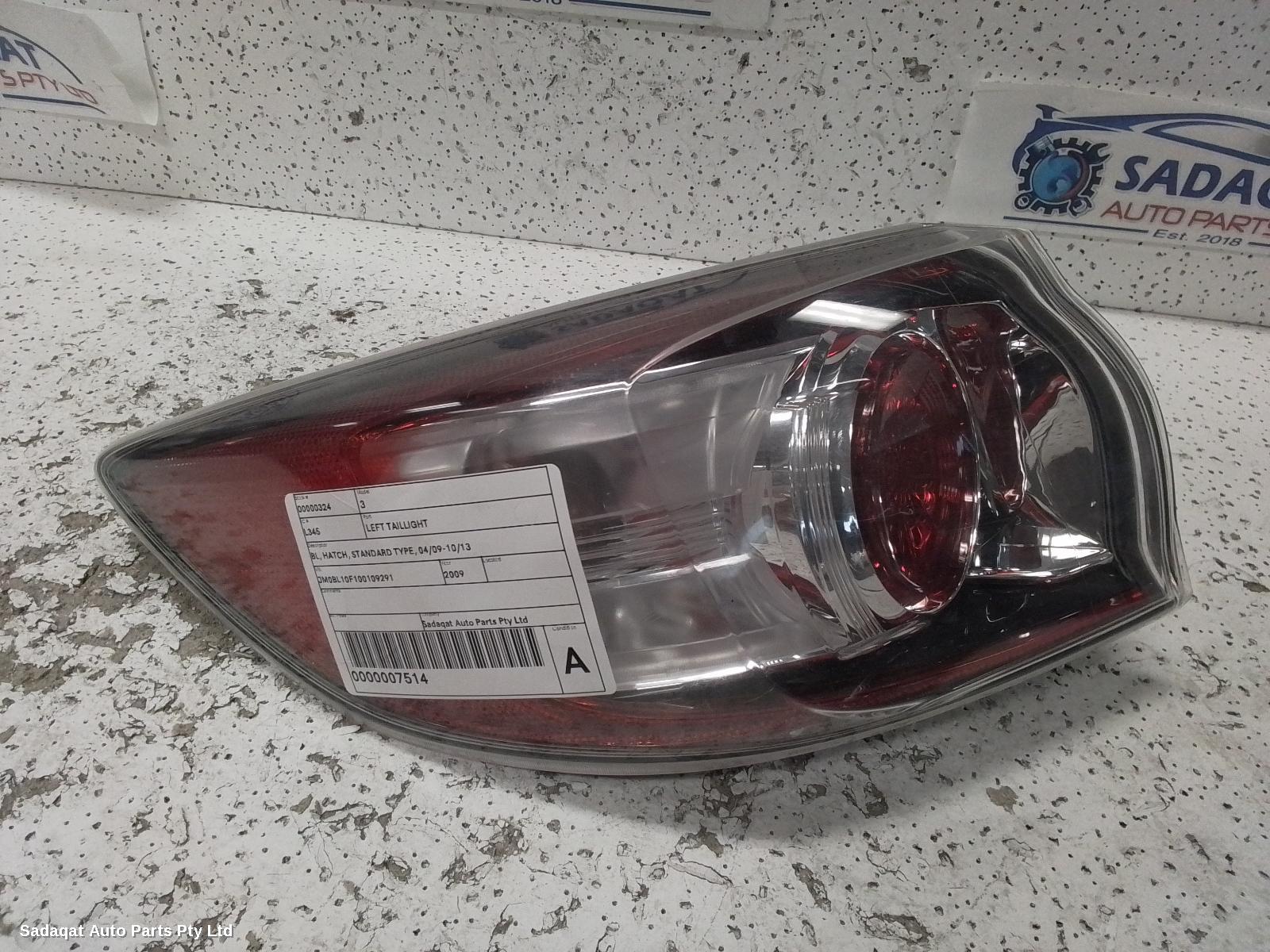 Mazda 3 Left Taillight