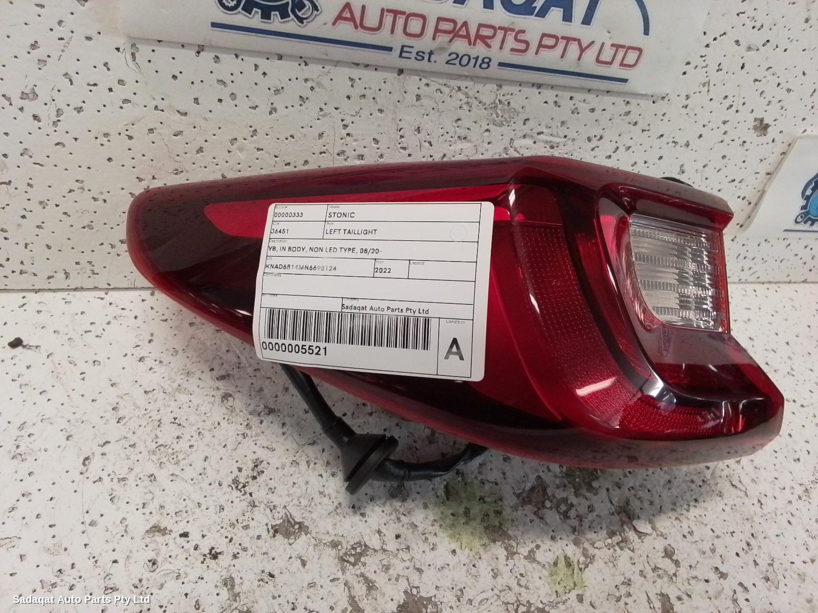 Kia Stonic Left Taillight