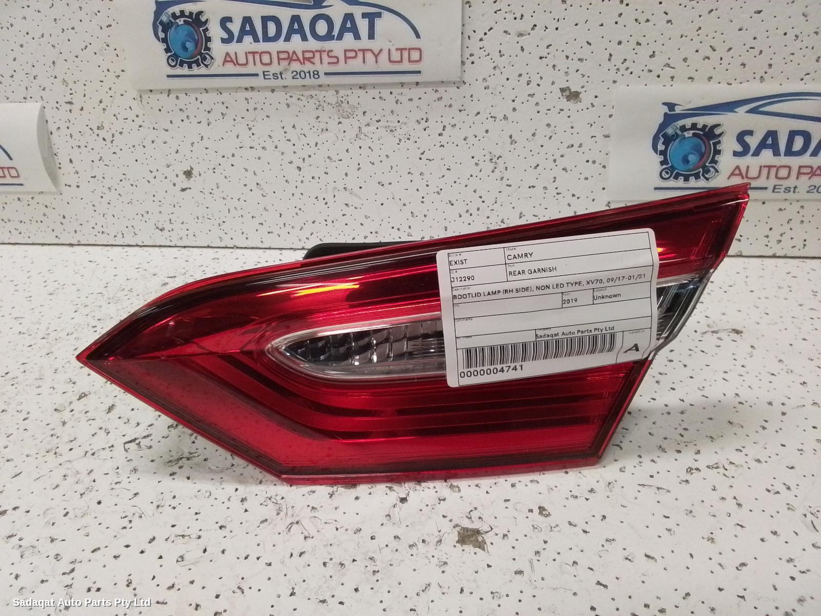 Toyota Camry Rear Garnish