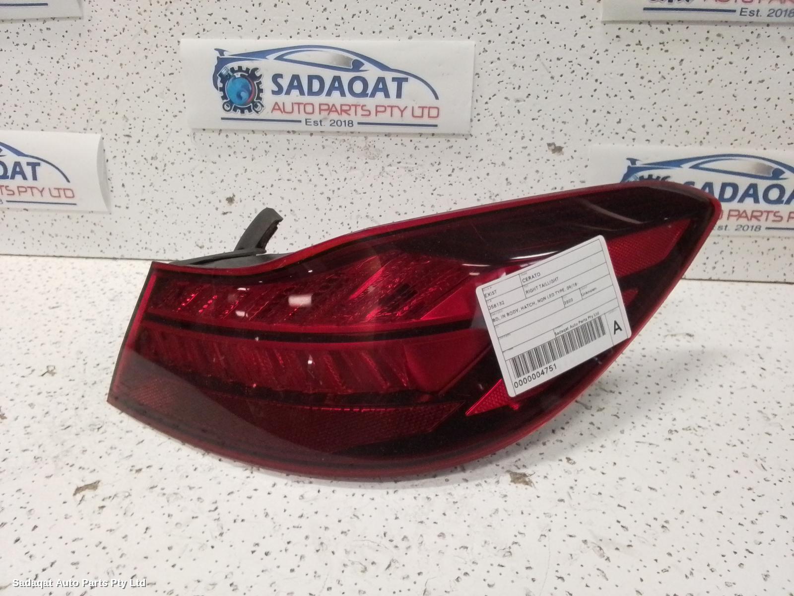 Kia Cerato Right Taillight