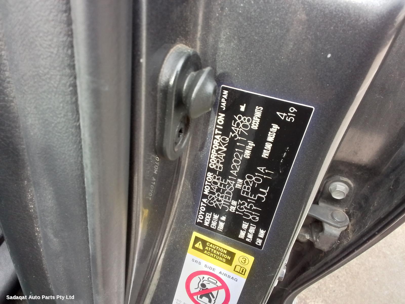 Toyota Kluger R/bar Bracket/reinfo