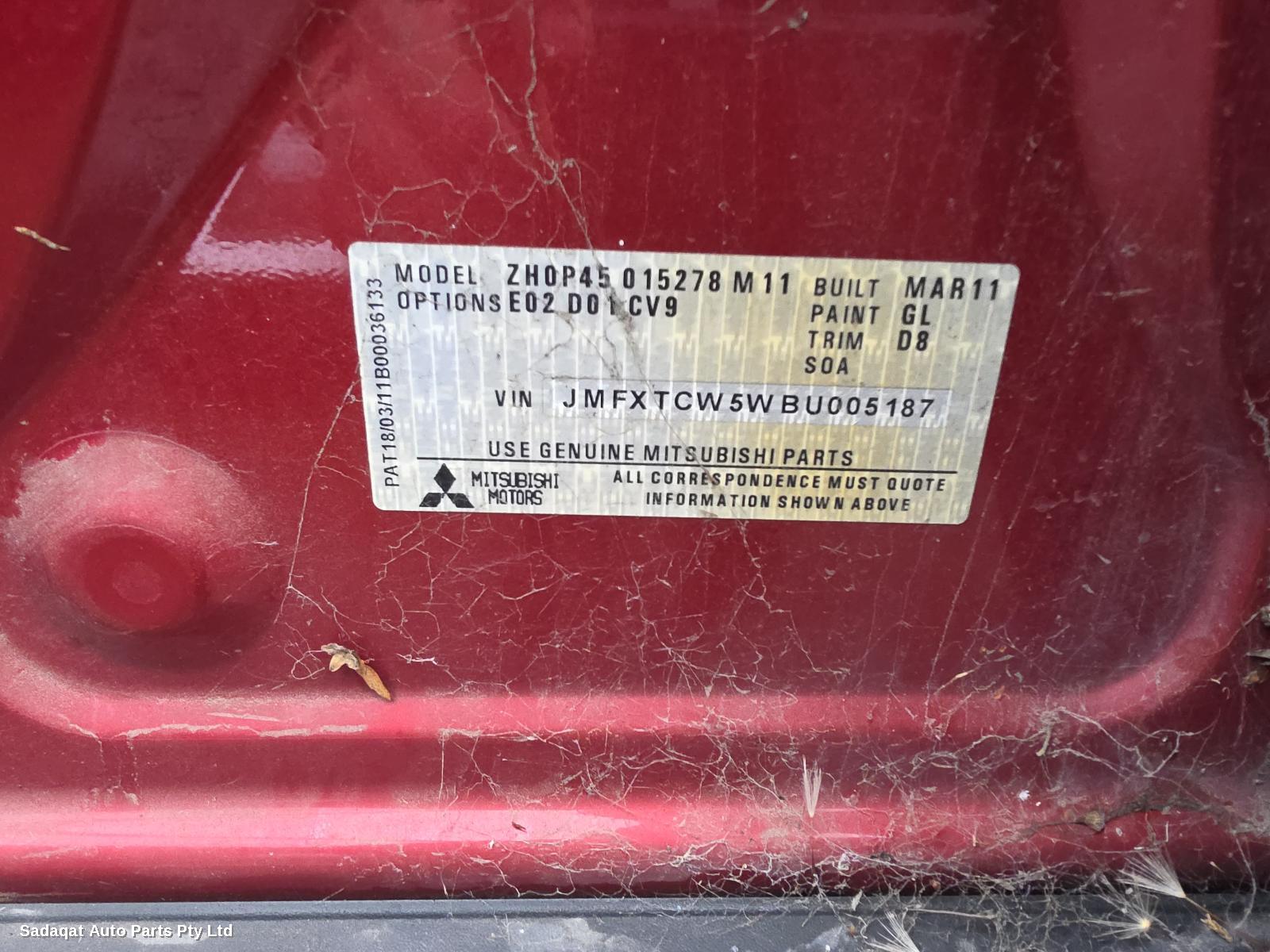 Mitsubishi Outlander Left Headlamp