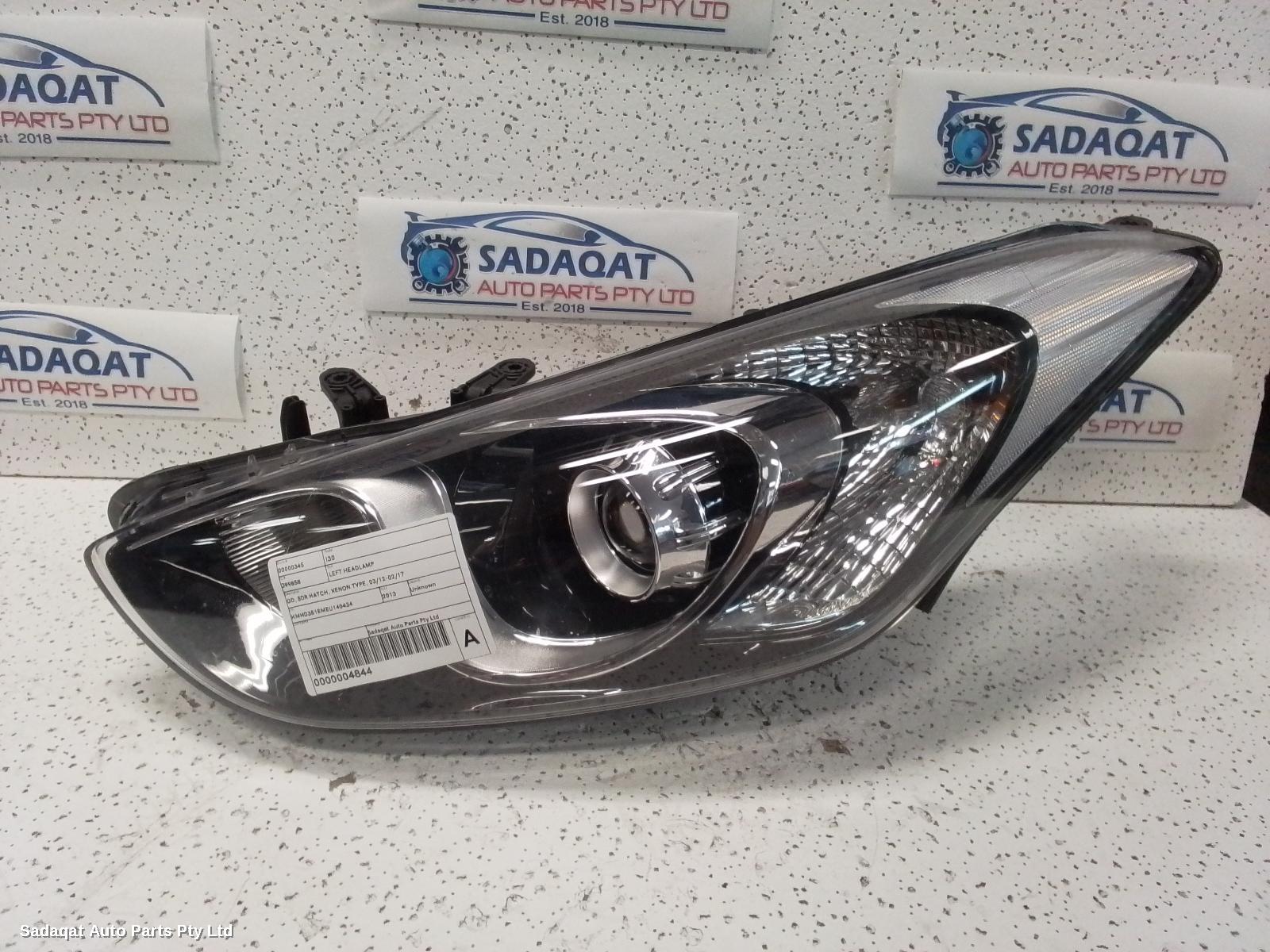 Hyundai I30 Left Headlamp