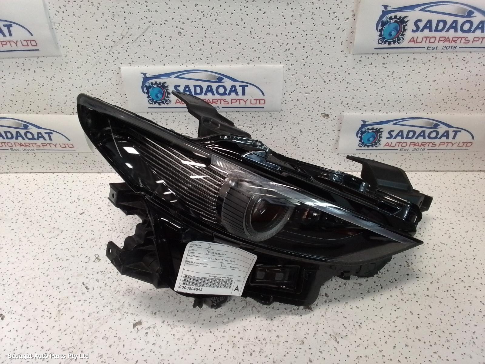 Mazda 3 Right Headlamp