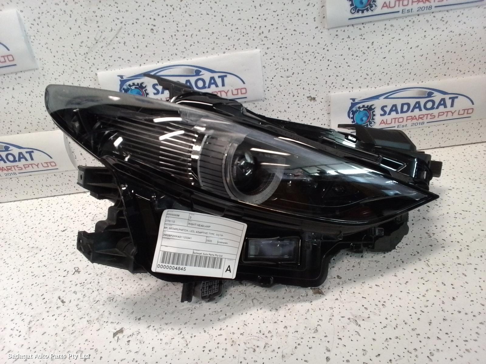 Mazda 3 Right Headlamp