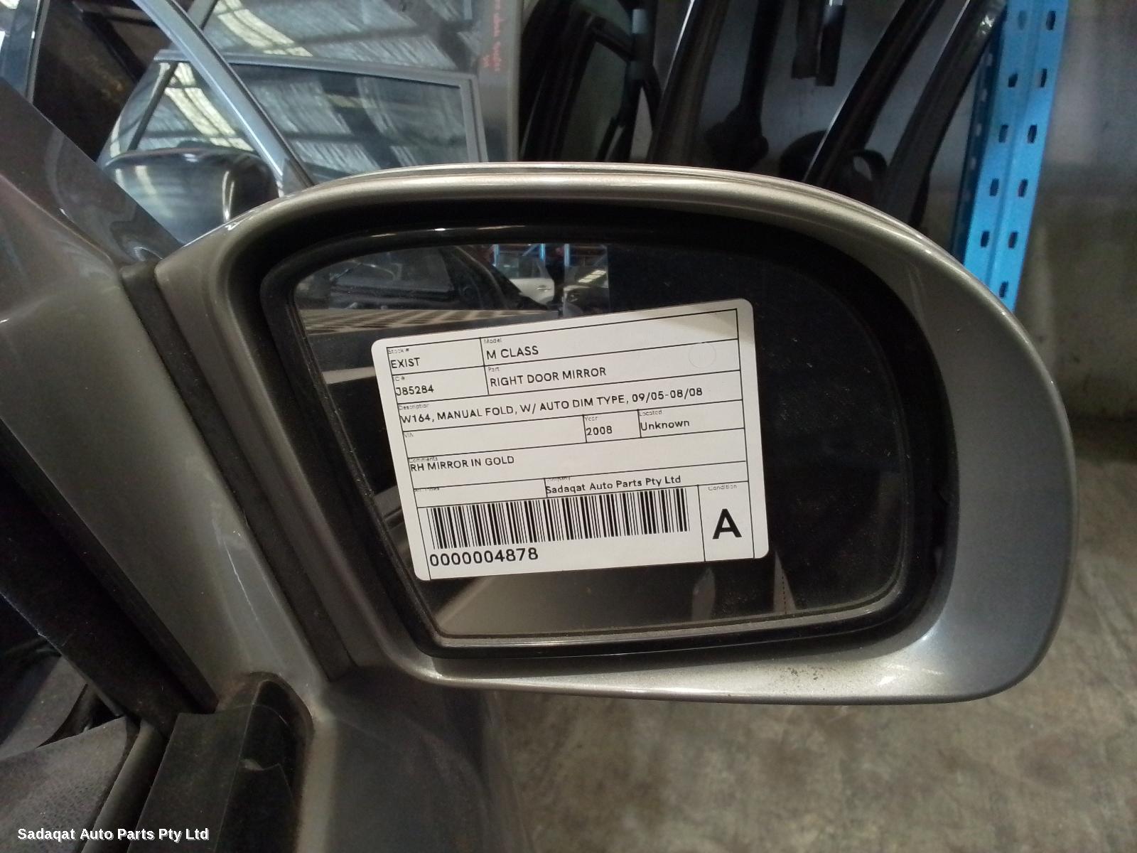 Mercedes M Class Right Door Mirror