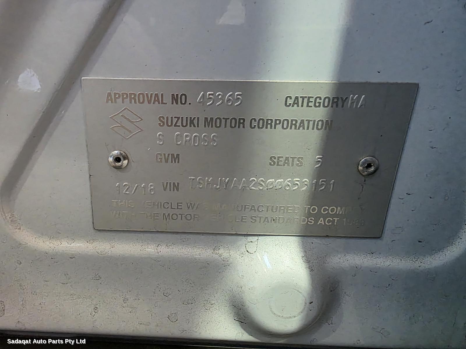 Suzuki S-cross Left Rear Strut