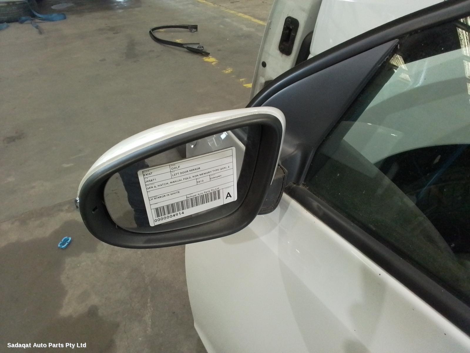 Volkswagen Golf Left Door Mirror