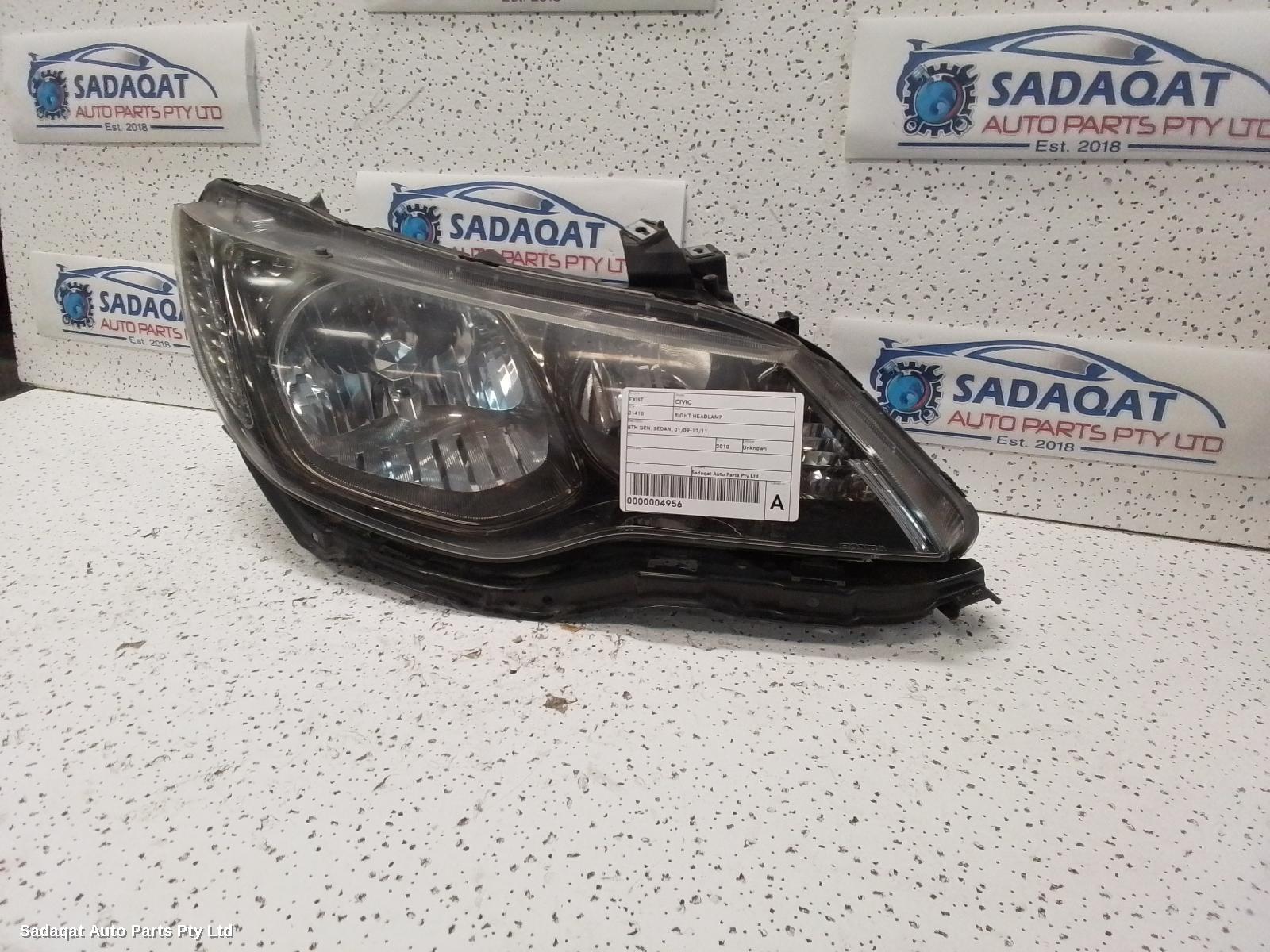 Honda Civic Right Headlamp