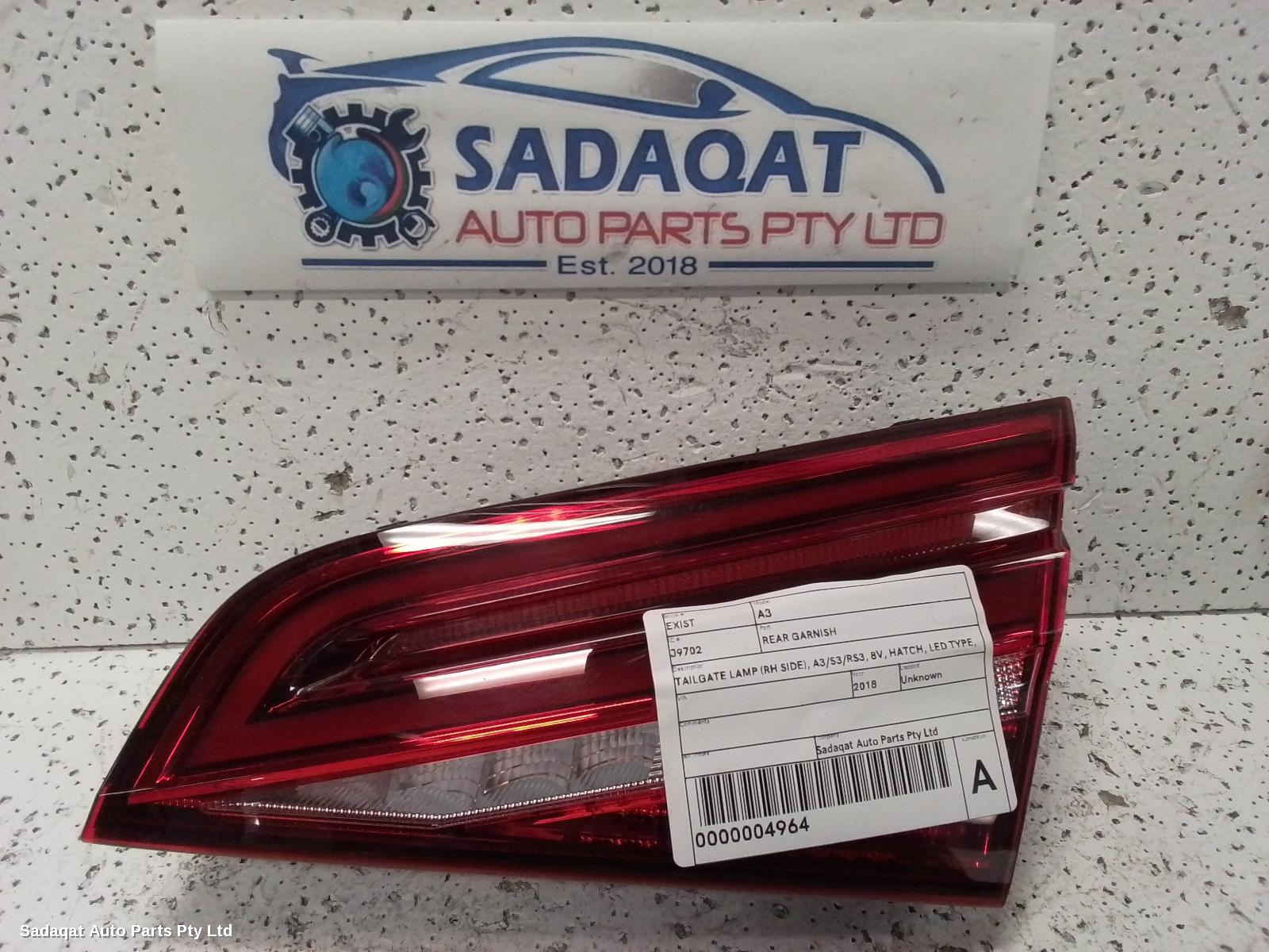 Audi A3 Rear Garnish