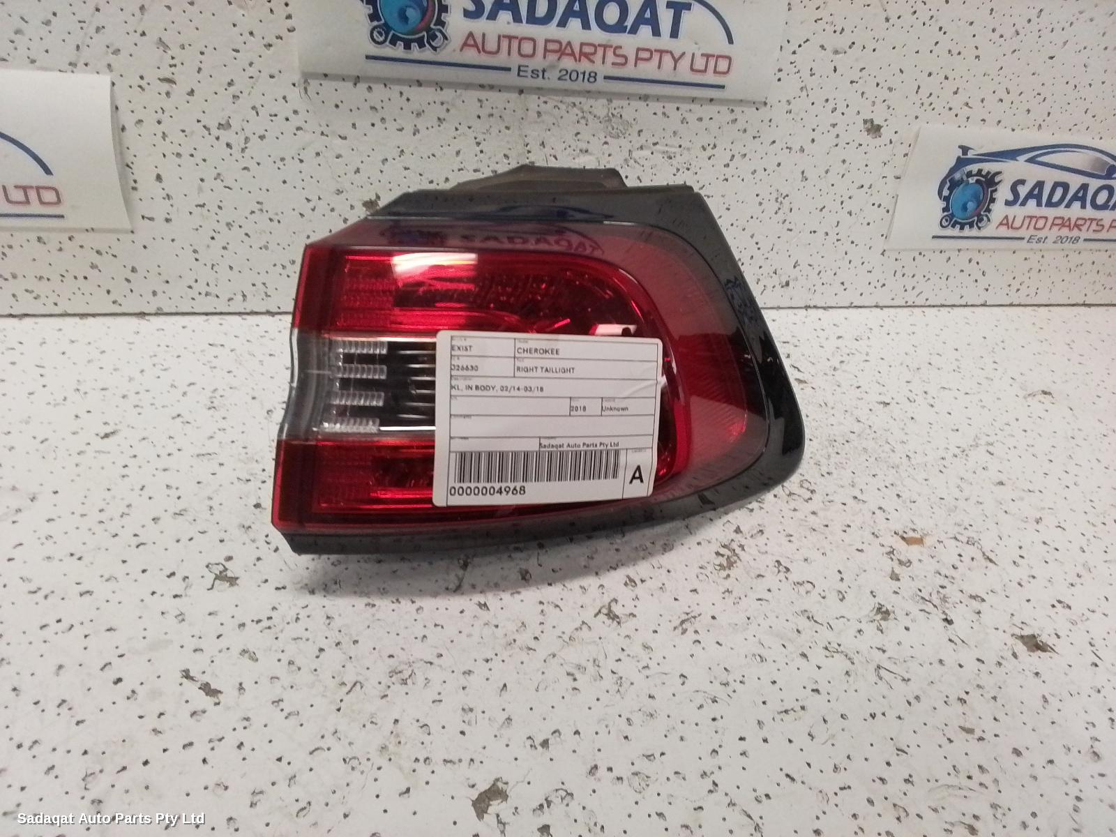 Jeep Cherokee Right Taillight