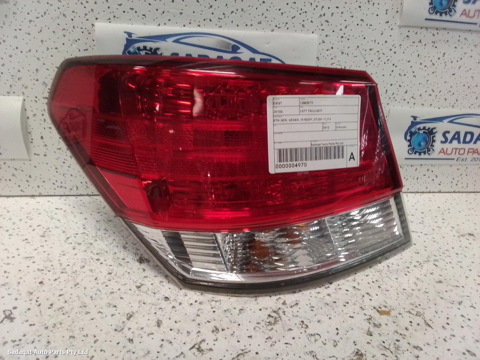 Subaru Liberty Left Taillight